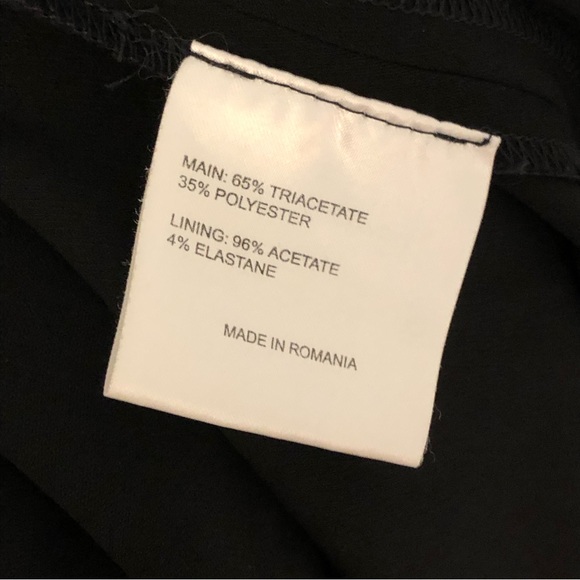 Karen Millen Black Cap Sleeve Dress - Picture 8 of 10